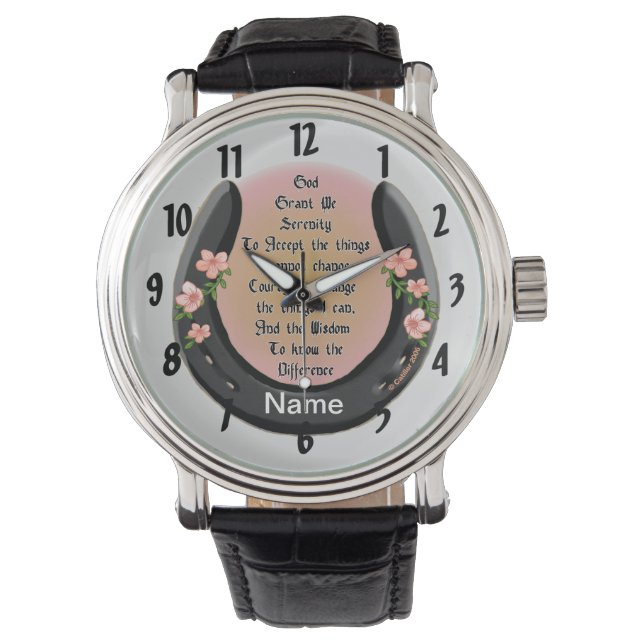 Serenity Gray Horseshoe Armbanduhr (Vorderseite)