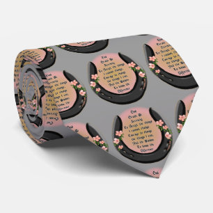 Serenity Gray Horseshoe Krawatte