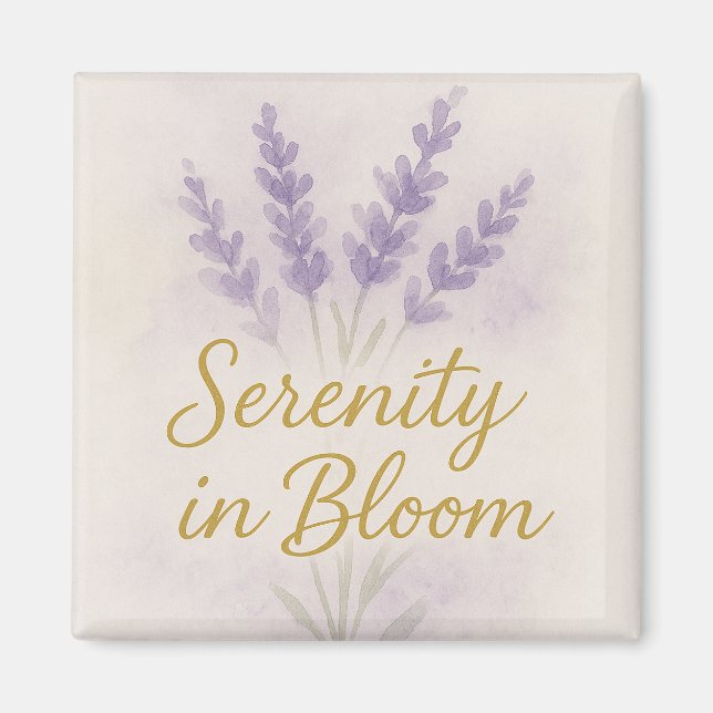 Serenity in Bloom — Magnet  (Vorne)