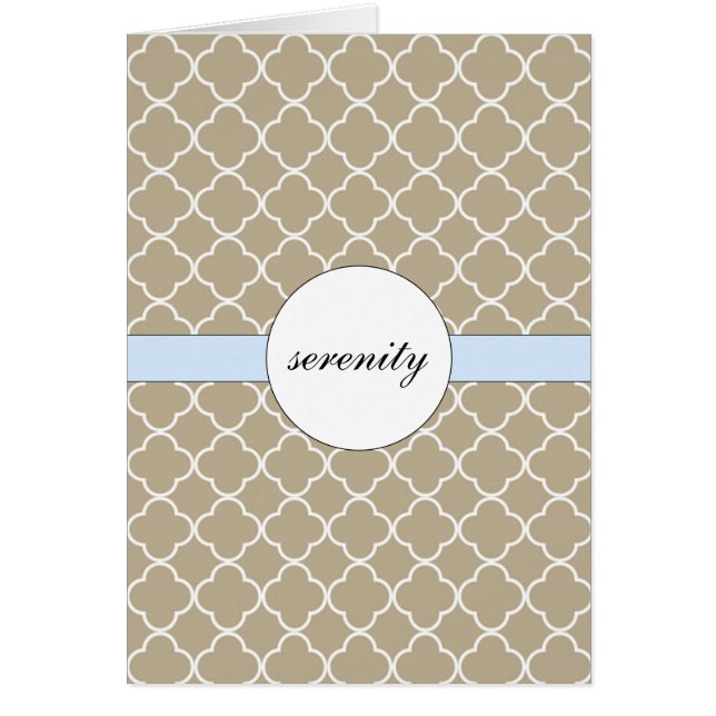 Serenity Inspiration Card (Vorne)
