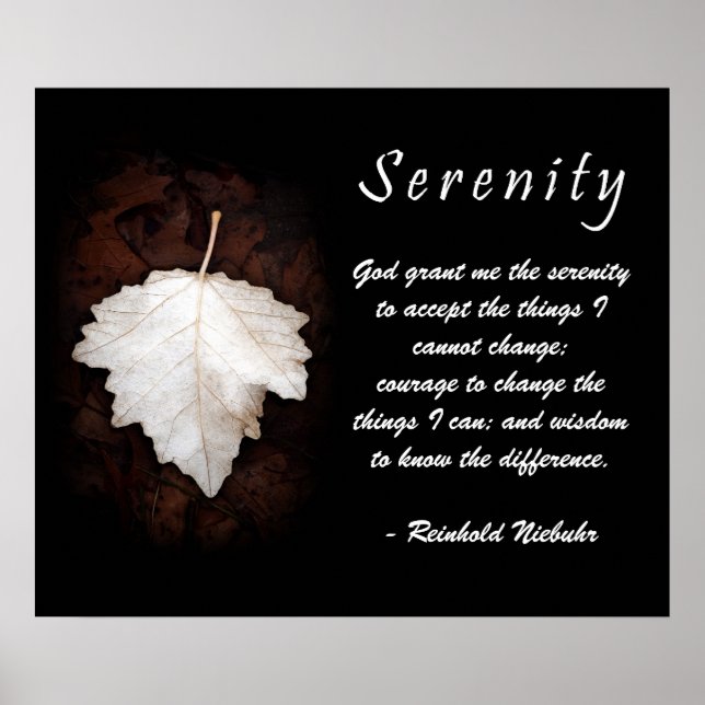 Serenity Inspiration Poster (Vorne)