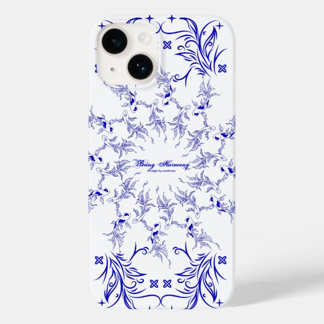 Serenity Koi Art Case-Mate iPhone Hülle (Rückseite)