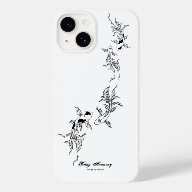 Serenity Koi Art Case-Mate iPhone Hülle (Rückseite)