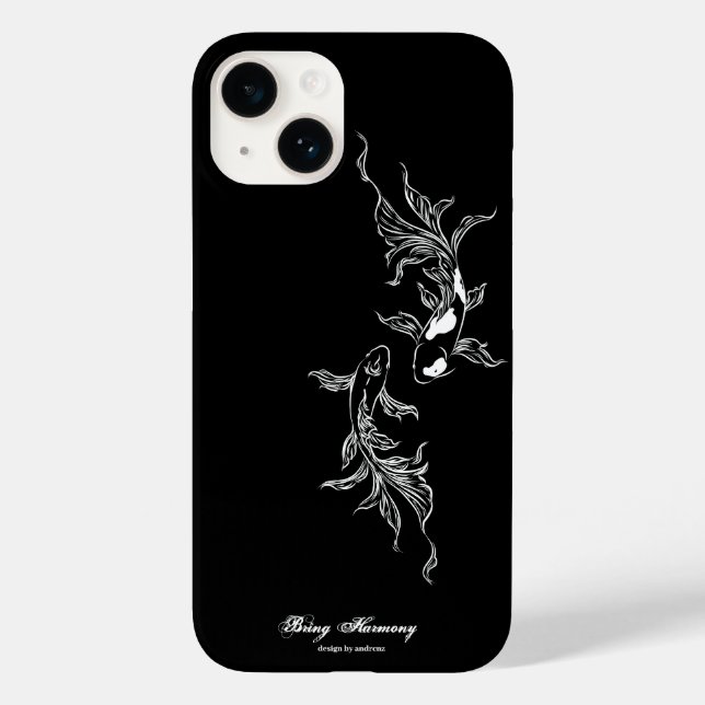 Serenity Koi Art Case-Mate iPhone Hülle (Rückseite)