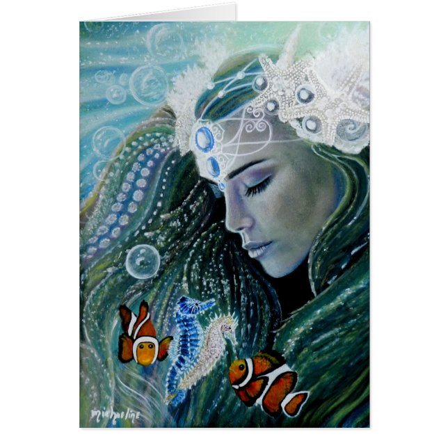 Serenity Mermaid Art Card (Vorne)