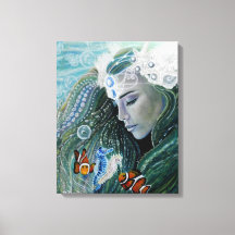 Serenity Mermaid Canvas Print
