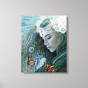 Serenity Mermaid Canvas Print Leinwanddruck