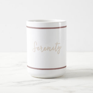 Serenity Minimalist Gedämpft  Kaffeetasse