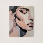Serenity Modernes Neutronensteckportrait Puzzle<br><div class="desc">Finden Sie Ihre Ruhe mit dem Serenity Modern Neutral Pixel Art Portrait Puzzle. Die neutralen Farbtöne und das beruhigende Porträt sorgen für einen meditativen Moment der Entspannung. Perfekt,  um nach der Fertigstellung stolz zu zeigen.</div>