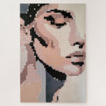Serenity Modernes Neutronensteckportrait Puzzle<br><div class="desc">Finden Sie Ihre Ruhe mit dem Serenity Modern Neutral Pixel Art Portrait Puzzle. Die neutralen Farbtöne und das beruhigende Porträt sorgen für einen meditativen Moment der Entspannung. Perfekt,  um nach der Fertigstellung stolz zu zeigen.</div>