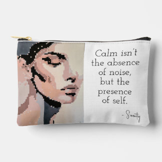 Serenity Modernes Neutronensteckportrait Zubehörtasche