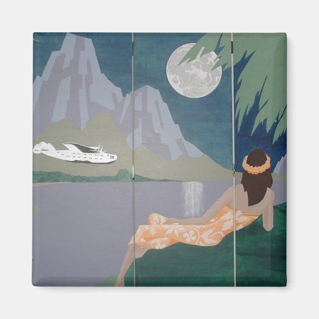 SERENITY MOON-Magnet (Quadrat) Magnet (Vorne)