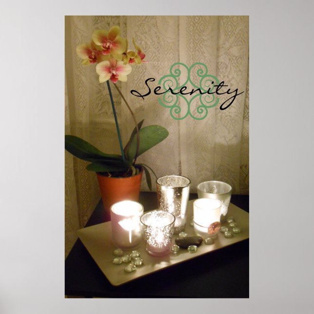 Serenity Orchid Poster (Vorne)
