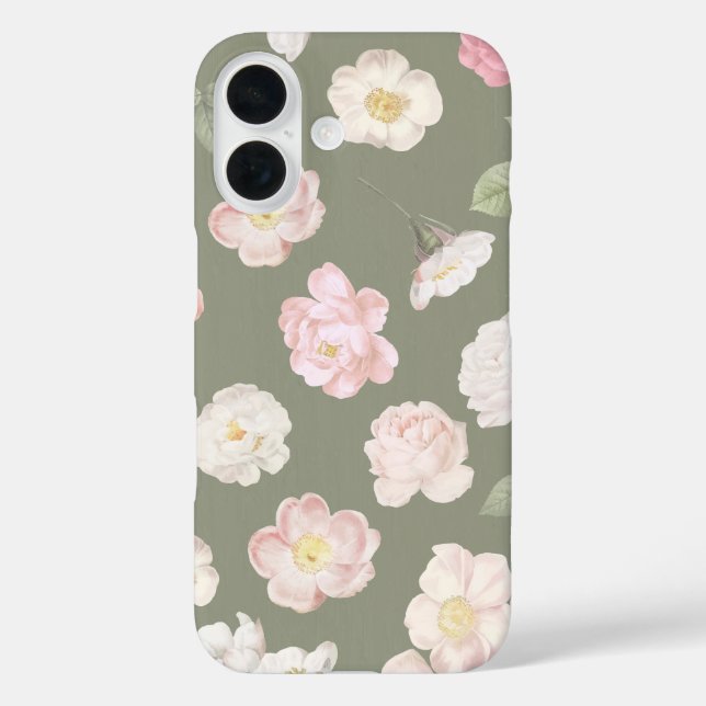 Serenity Petals Case-Mate iPhone Hülle (Rückseite)