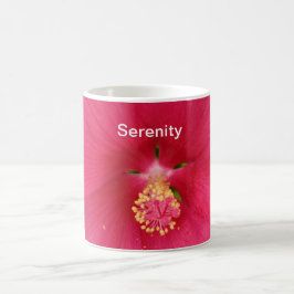 Serenity Pink Hibiskus Kaffee Tasse