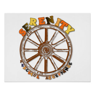 Serenity - Poster der friedlichen Akzeptanz