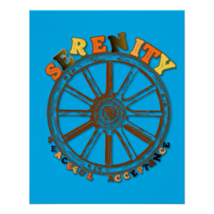 Serenity - Poster der friedlichen Akzeptanz