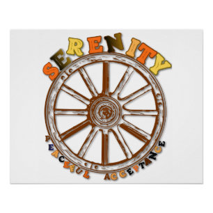 Serenity - Poster der friedlichen Akzeptanz