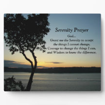 Serenity Prayer Abend Sunset Foto