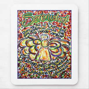 Serenity Prayer Angel Mousepad