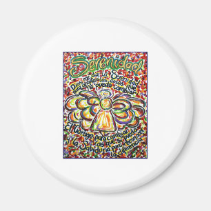 Serenity Prayer Angel (spanischer Text) Magnet