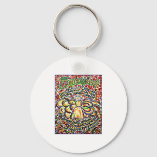 Serenity Prayer Angel (spanischer Text) Schlüsselanhänger