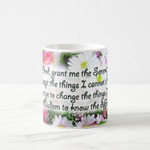 Serenity Prayer Bouquet Tasse