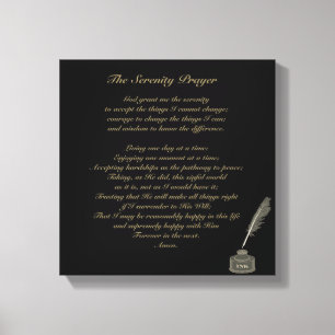 Serenity Prayer Canvas Print individuell anpassbar Leinwanddruck