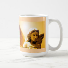 Serenity Prayer Colorful Yellow Gold Orange Angel  Kaffeetasse