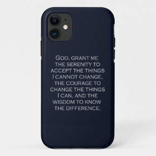 Serenity Prayer Copperplate Gothic Light Schrift Case-Mate iPhone Hülle