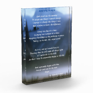 Serenity Prayer Fotoblock