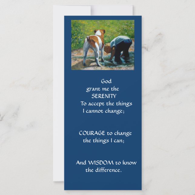 SERENITY PRAYER: Junge: JACK RUSSELL: ART (Vorderseite)