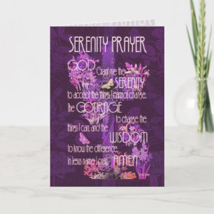 Serenity Prayer Karte
