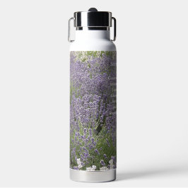 Serenity Prayer Lavender Garden Floral Trinkflasche