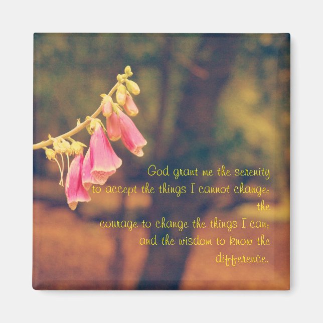 Serenity Prayer Magnet (Vorne)