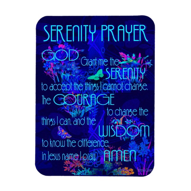 Serenity Prayer Magnet (Vertikal)