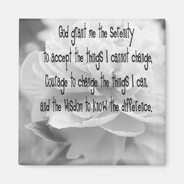 Serenity Prayer Magnet (Vorne)