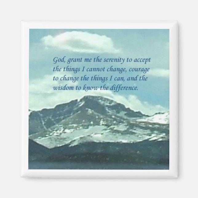 Serenity Prayer Magnet (Vorne)