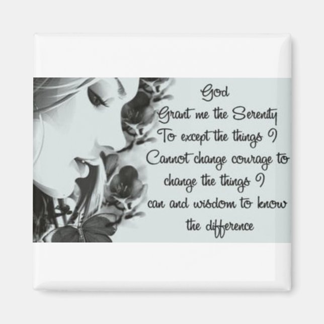 Serenity Prayer Magnet (Vorne)
