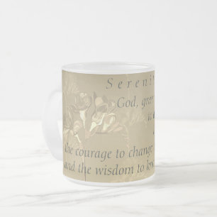 Serenity Prayer Mattglastasse