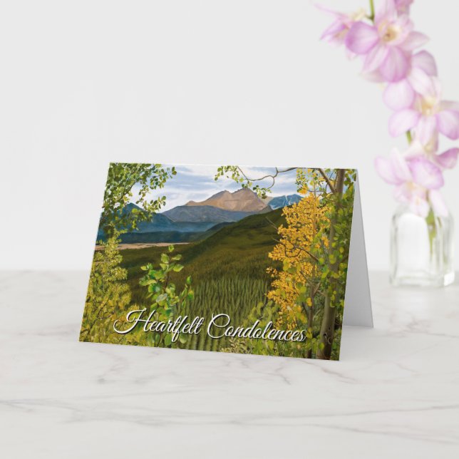 Serenity Prayer Memorial Sympathy Card Karte (Orchidee)