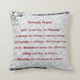 Serenity Prayer Pillow Kissen