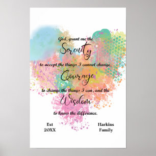 Serenity Prayer Poster