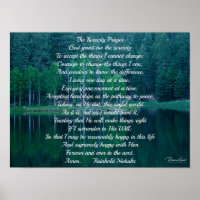Serenity Prayer Poster