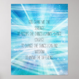 Serenity Prayer Poster