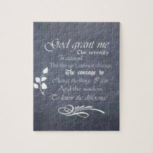 Serenity Prayer Schiefertafel-Geschenke - trendy v Puzzle