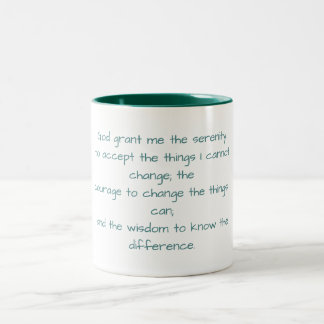 Serenity Prayer Tasse