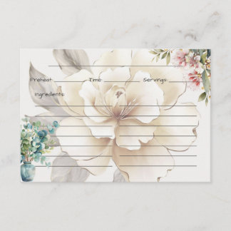 Serenity Recipe Card Begleitkarte