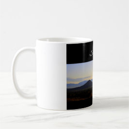 Serenity Santa Fe Mountains bei Sonnenaufgang Tass Tasse