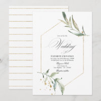 Serenity Simplistic Greenerity Geometric Wedding